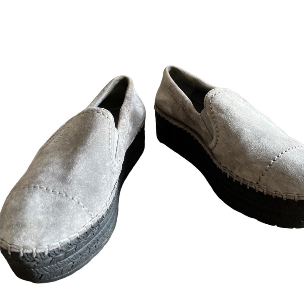 Prada grey suede espadrilles.  Size 39.5.  Size 9. In good condition!! - Picture 2 of 6